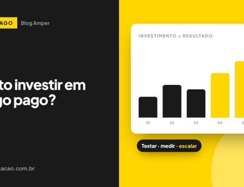 Quanto investir em tráfego pago no primeiro mês?